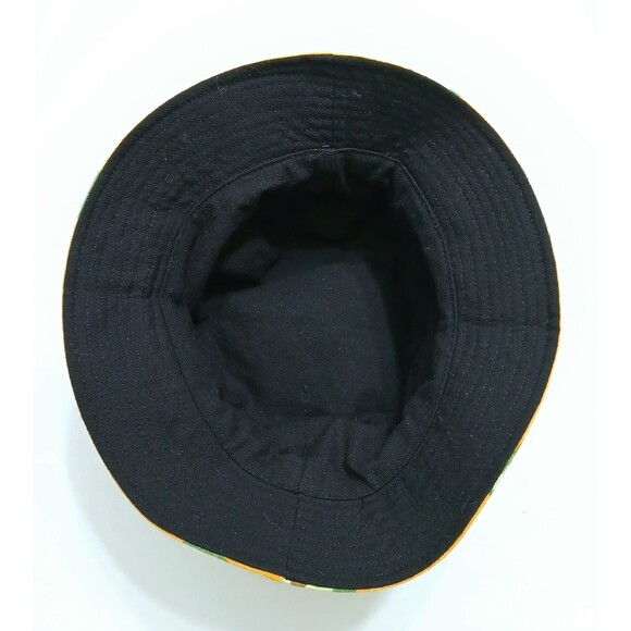 Avocado Bucket Yellow Summer Reversible Hat Boonie Sun Unisex Fruit Party Beach - Picture 5 of 6